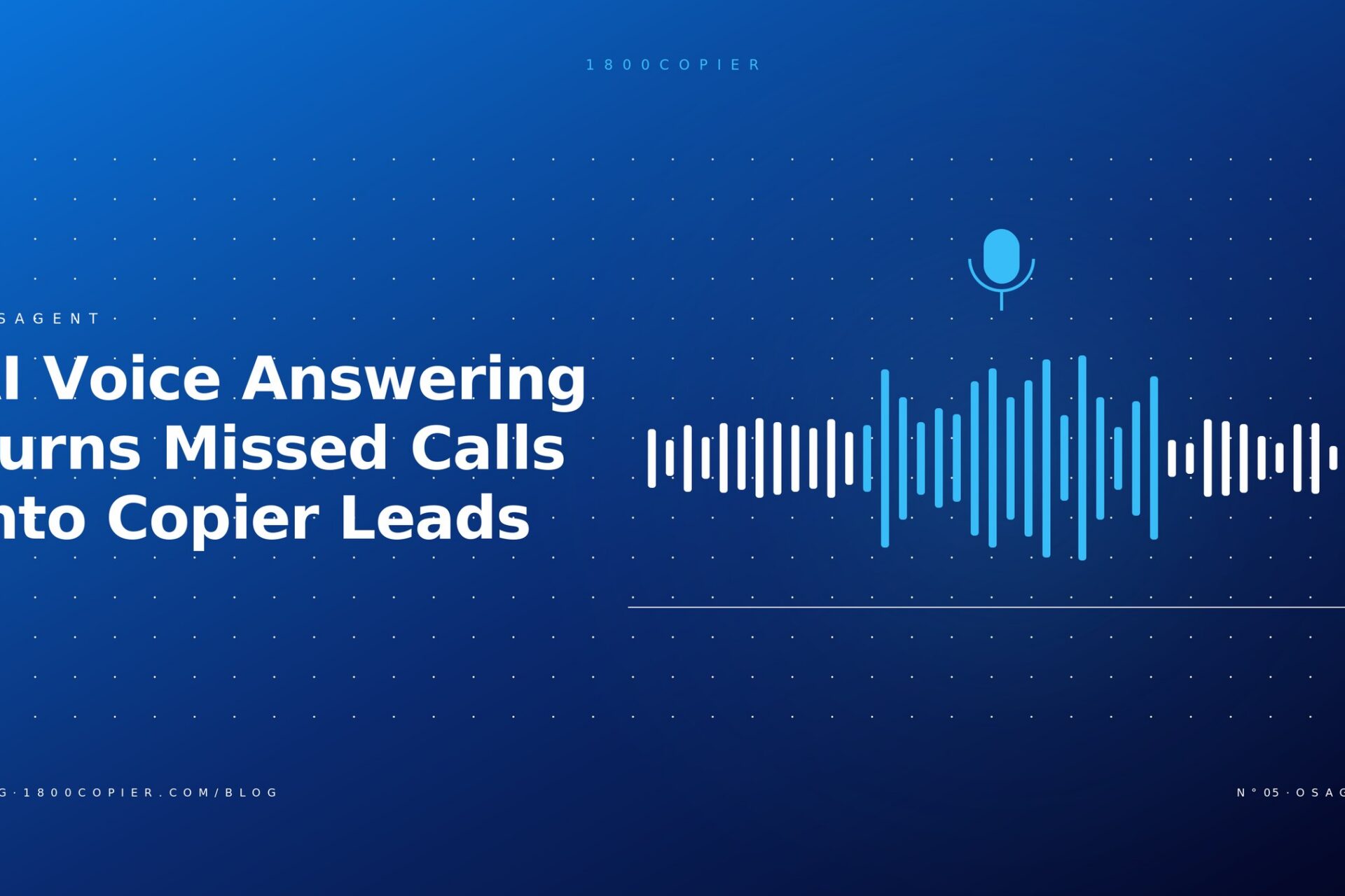 How AI Voice Answering Turns Missed Calls Into Copier Leads