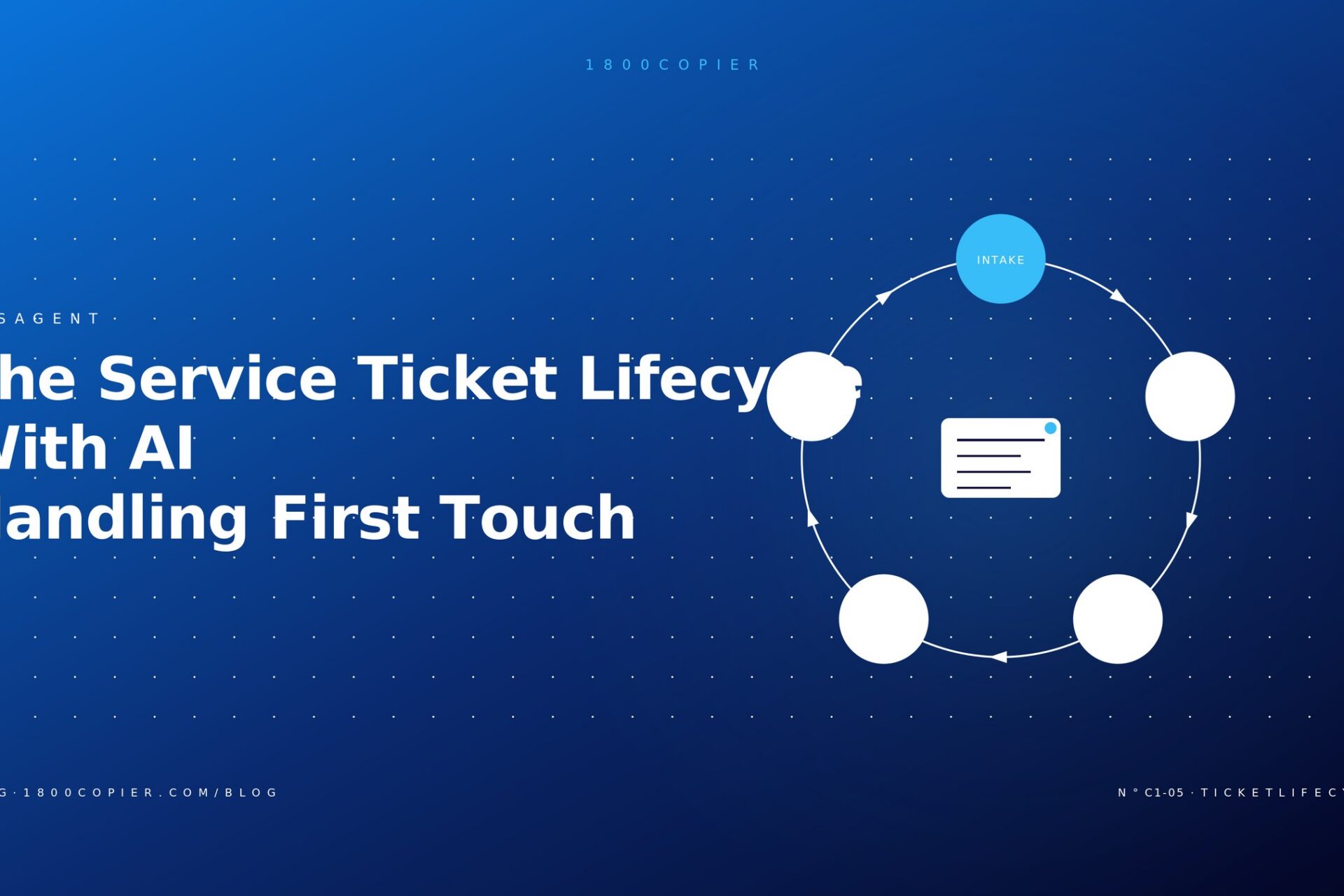 The Service Ticket Lifecycle When AI Handles the First Touch